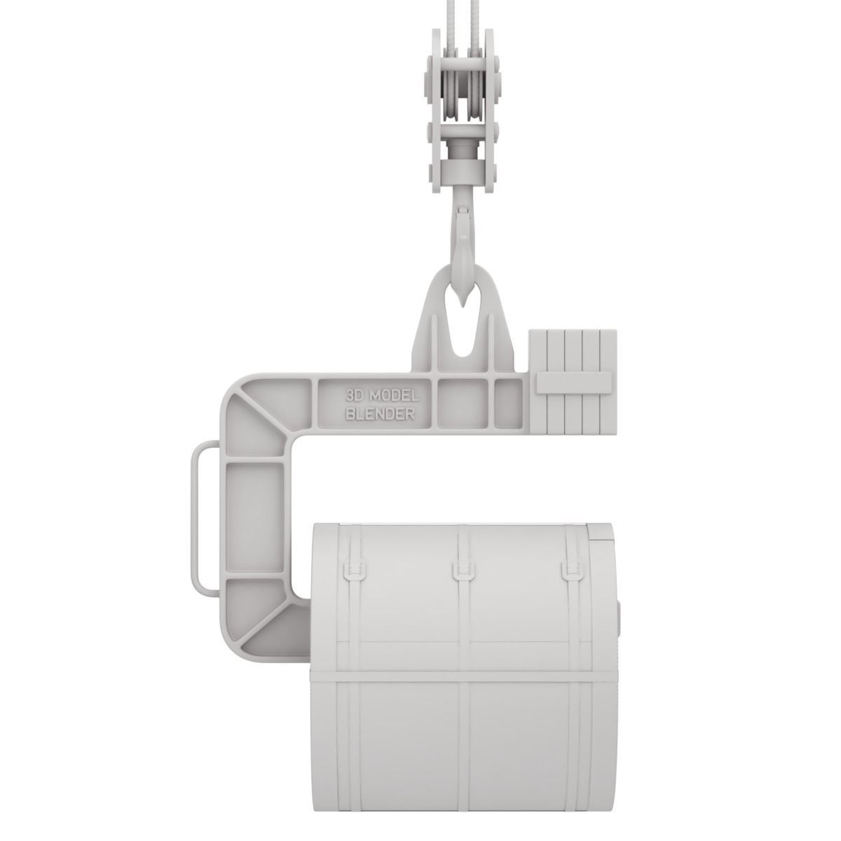 Coil Lifter with Steel Coil 3D model_21