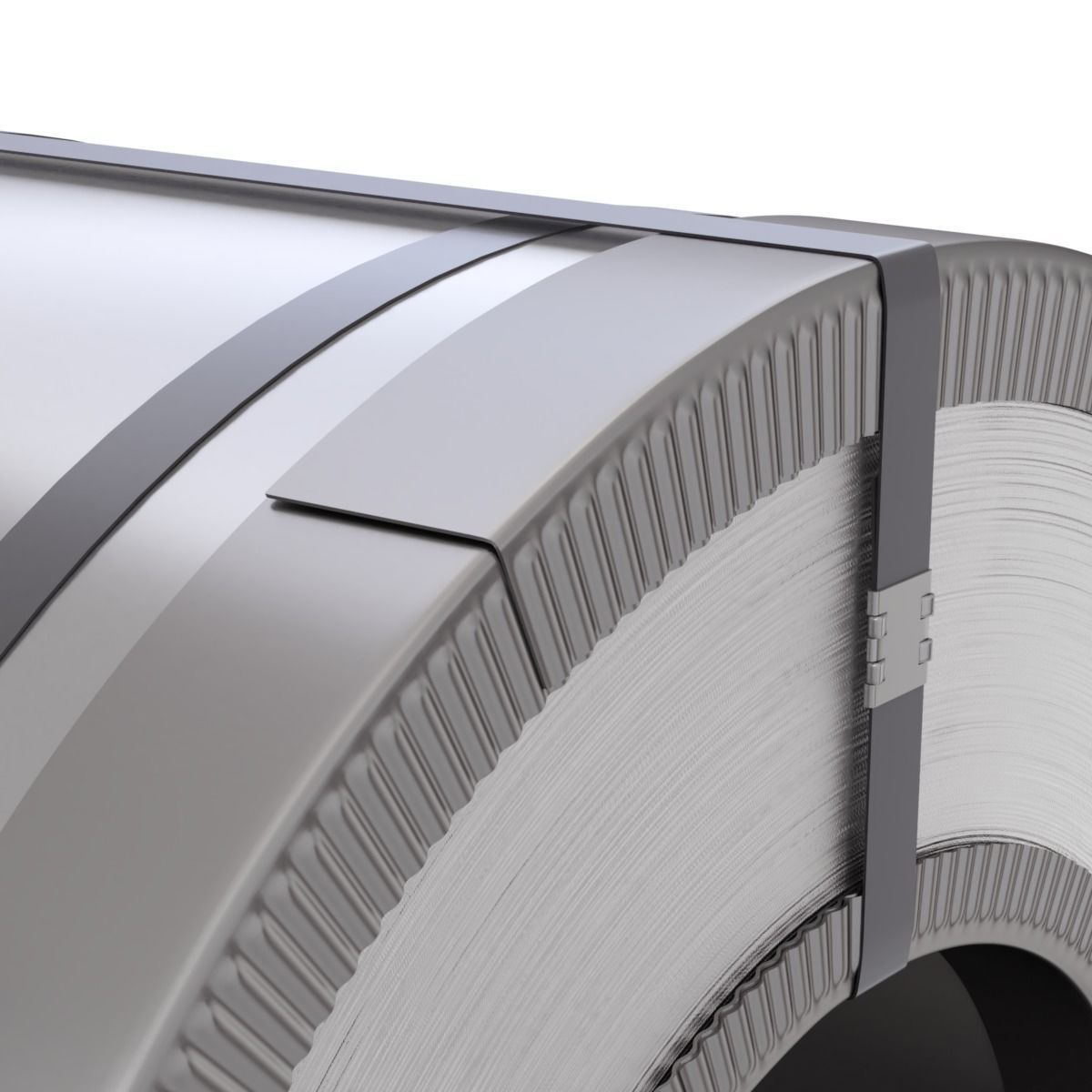 Coil Lifter with Steel Coil 3D model_6