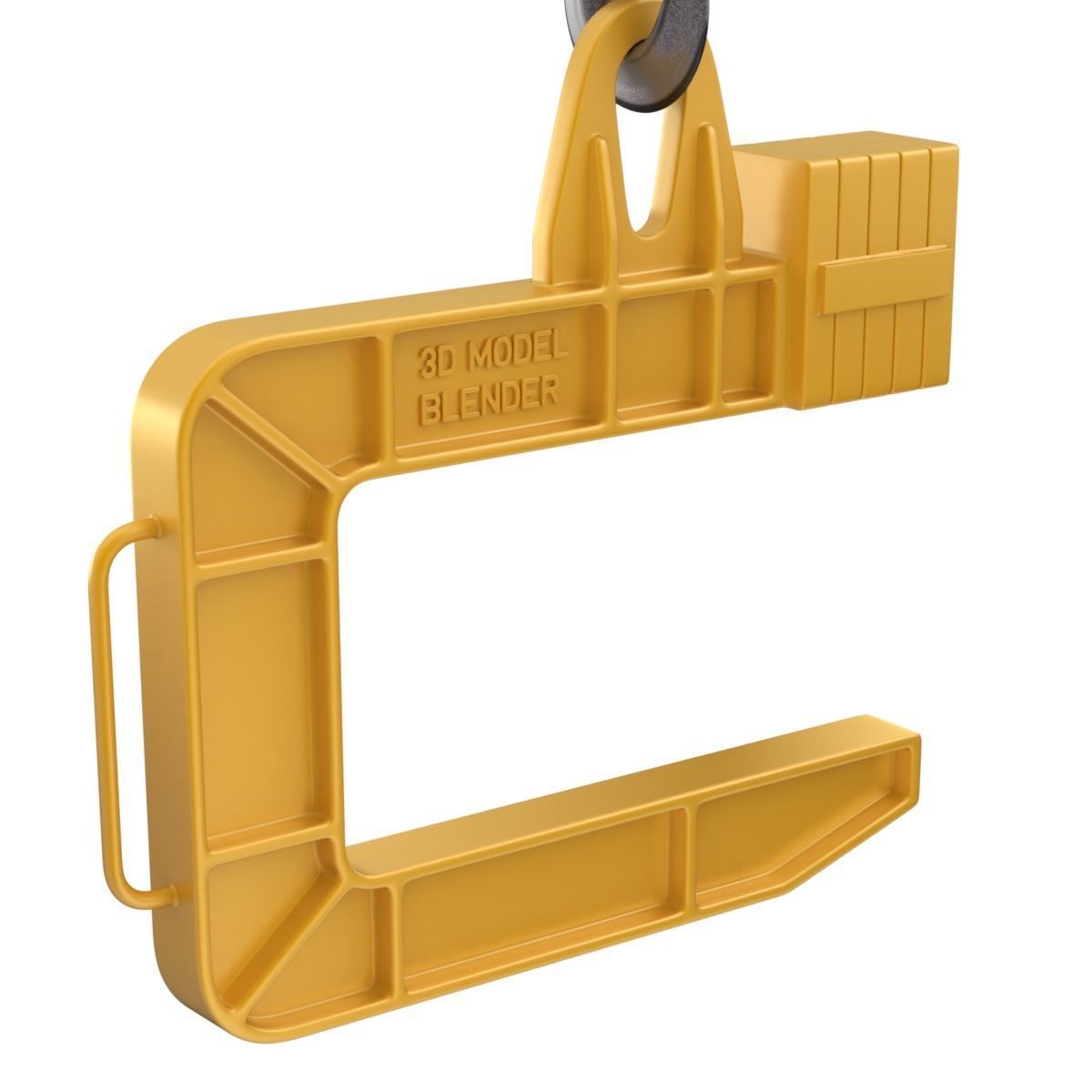Coil Lifter with Steel Coil 3D model_4