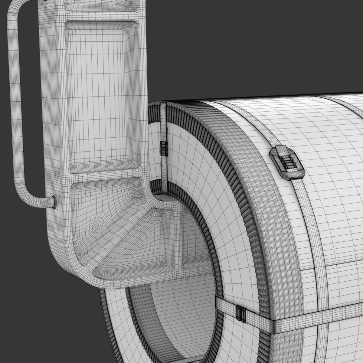 Coil Lifter with Steel Coil 3D model_38