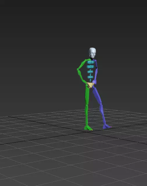 catwalk woman 2 3D model_0