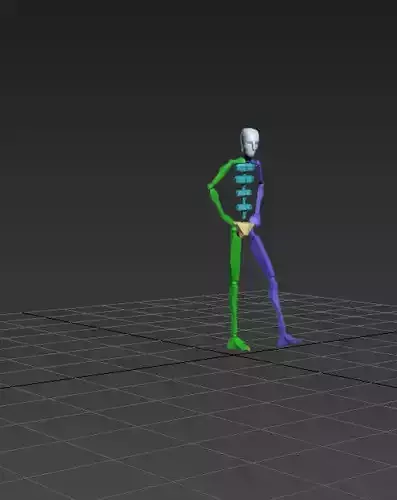catwalk woman 2 3D model
