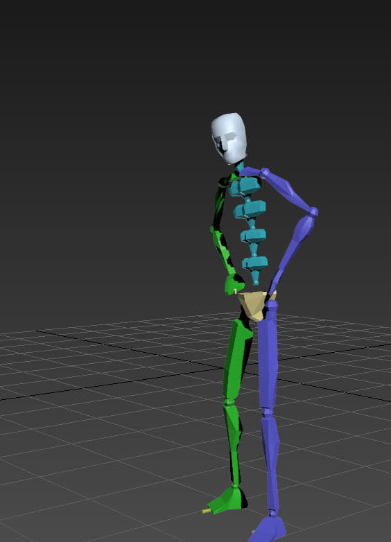 catwalk woman 2 3D model_4