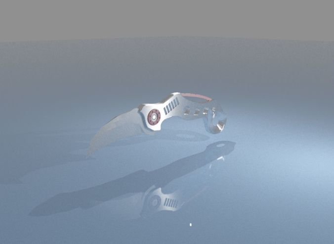 knife 2018 Low-poly 3D model