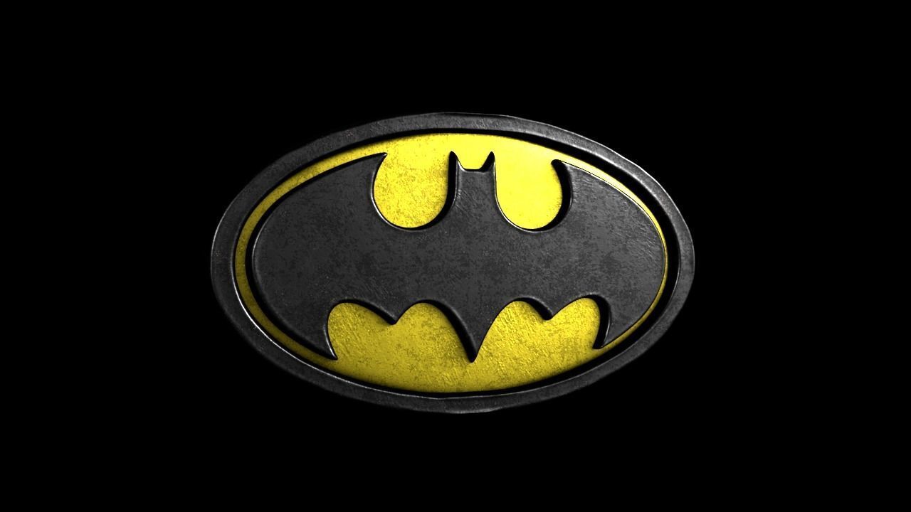 Batman Logo  Free low-poly 3D model_2