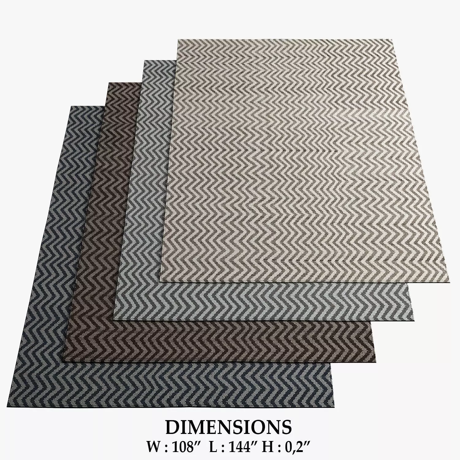Restoration Hardware Rugs 135 3D model_0