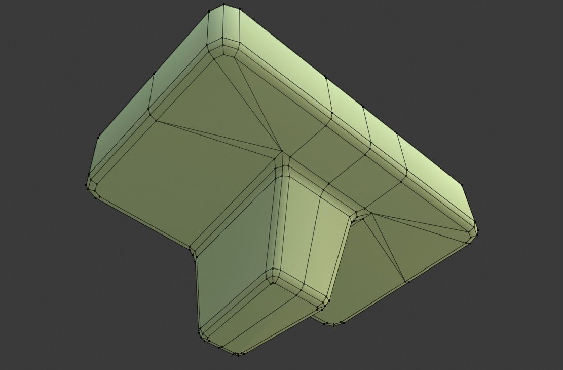 bathroom sink Low-poly 3D model_9