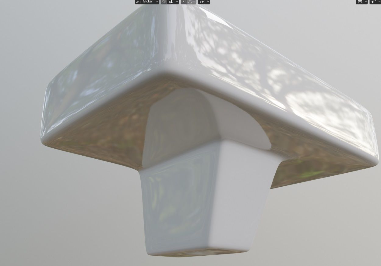 bathroom sink Low-poly 3D model_4