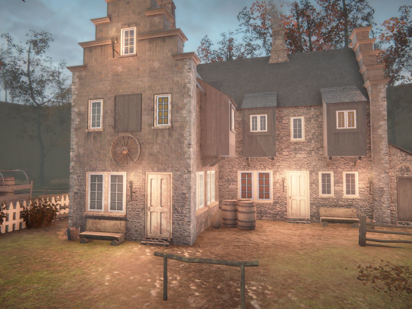 Forest House Low-poly 3D model_5