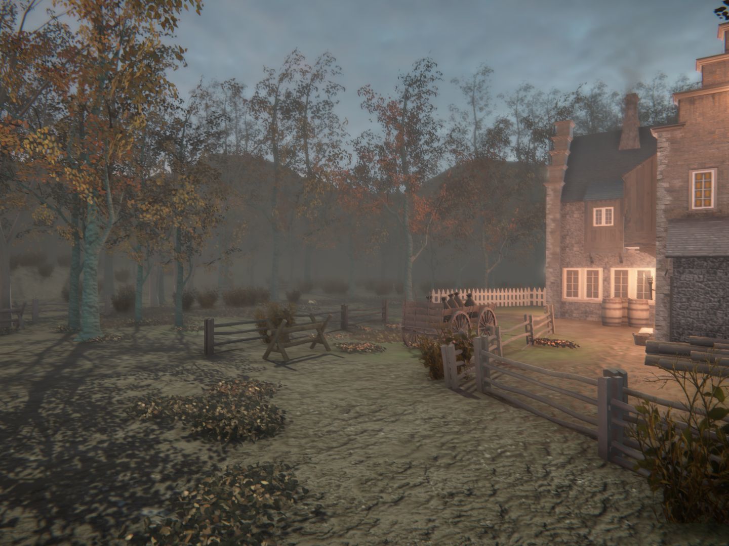 Forest House Low-poly 3D model_3