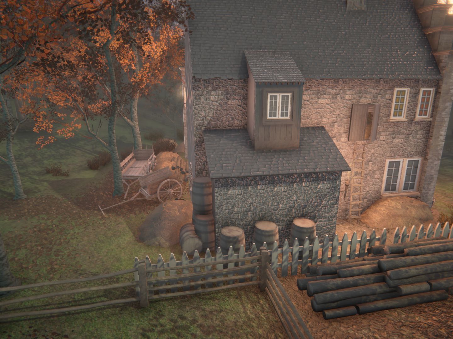 Forest House Low-poly 3D model_9