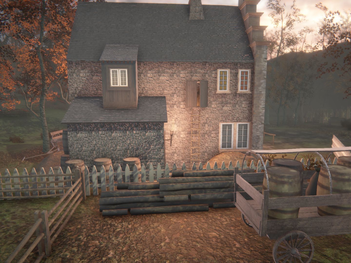 Forest House Low-poly 3D model_8