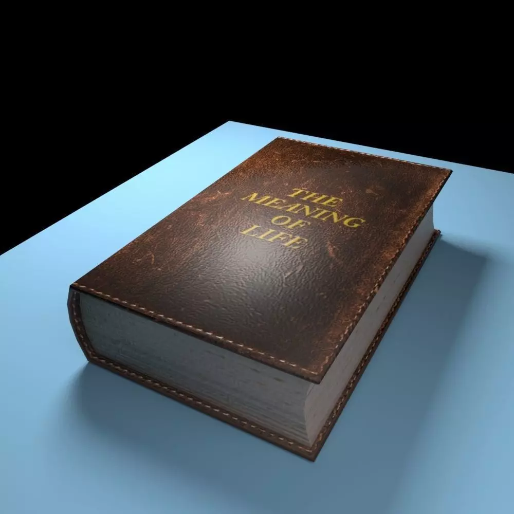 Book closed and opened Free low-poly 3D model