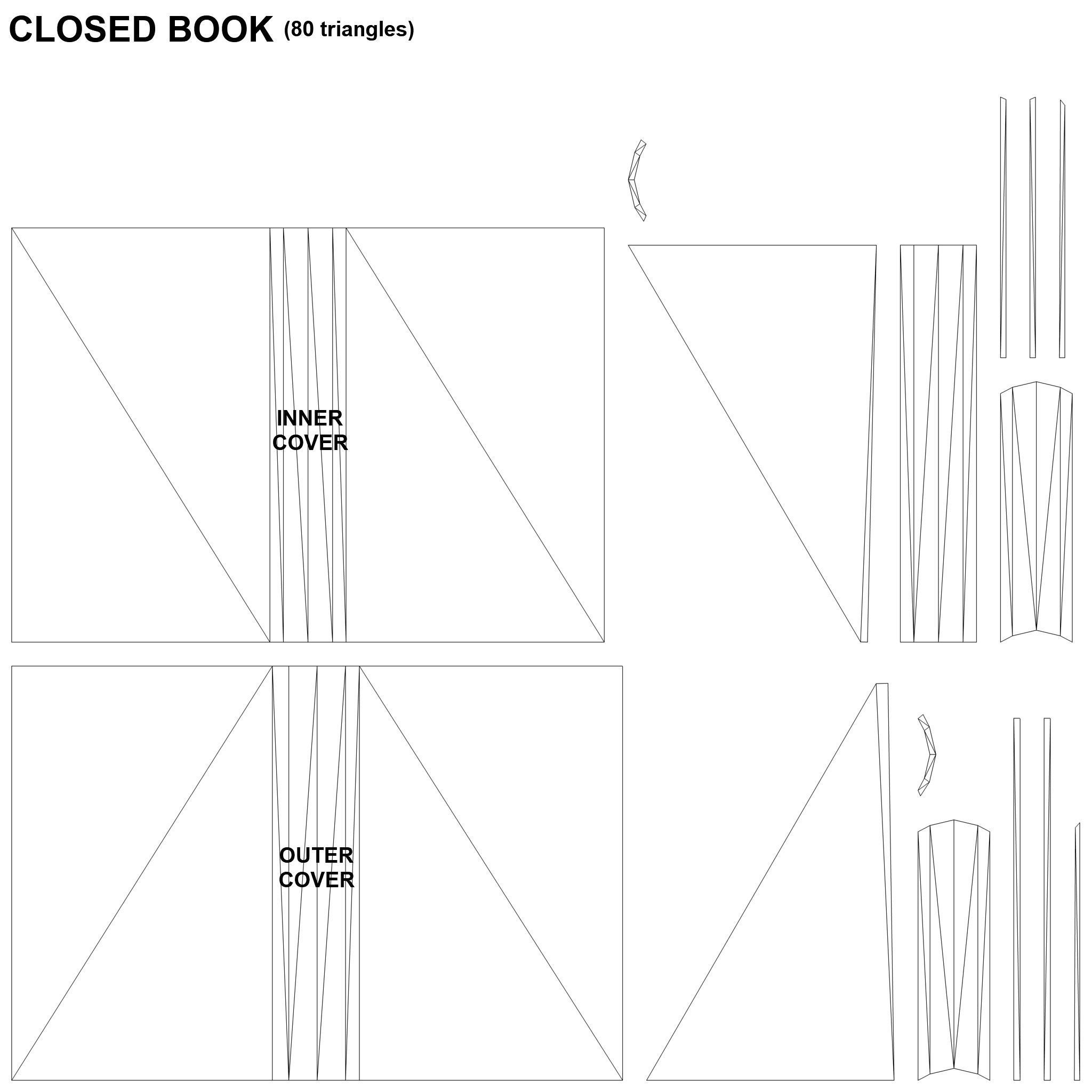 Medieval Books PBR 1  Low-poly 3D model_12