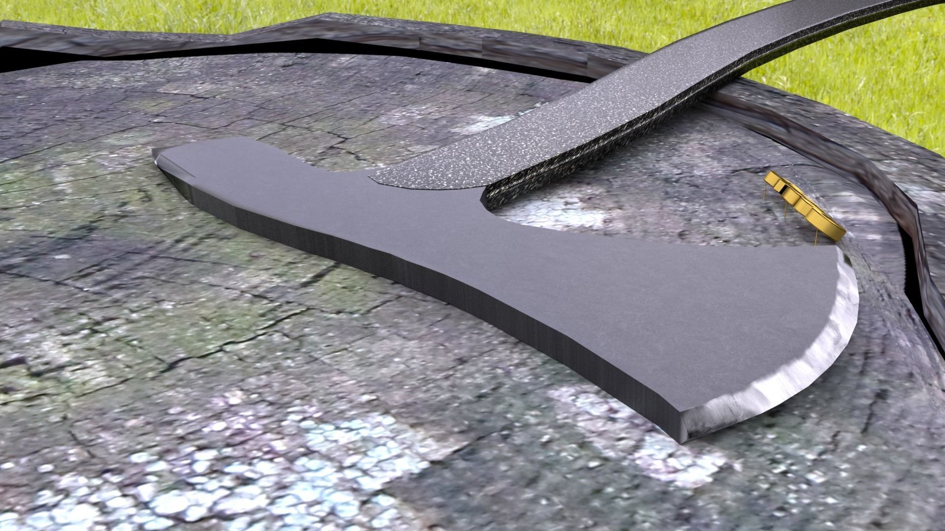 ORTAS AXE NO 11 AND NO 12 3D Model Collection_8