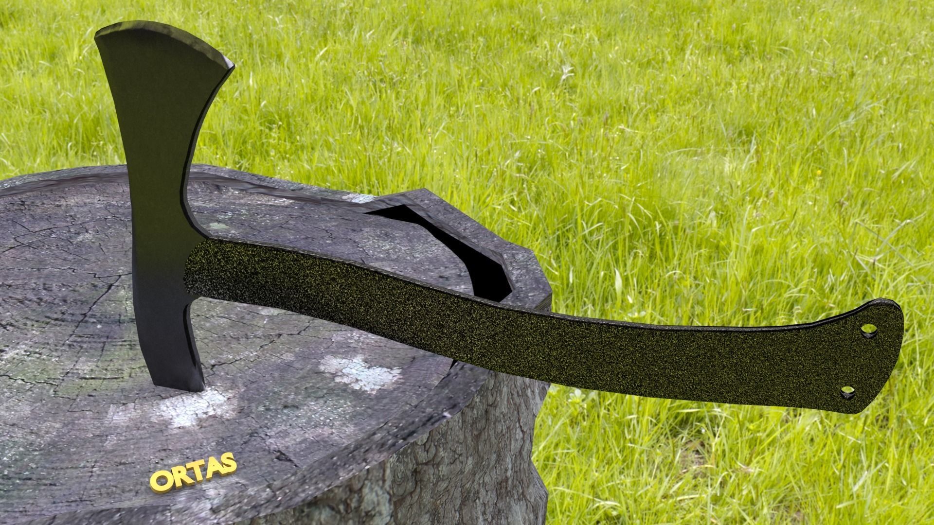 ORTAS AXE NO 11 AND NO 12 3D Model Collection_6