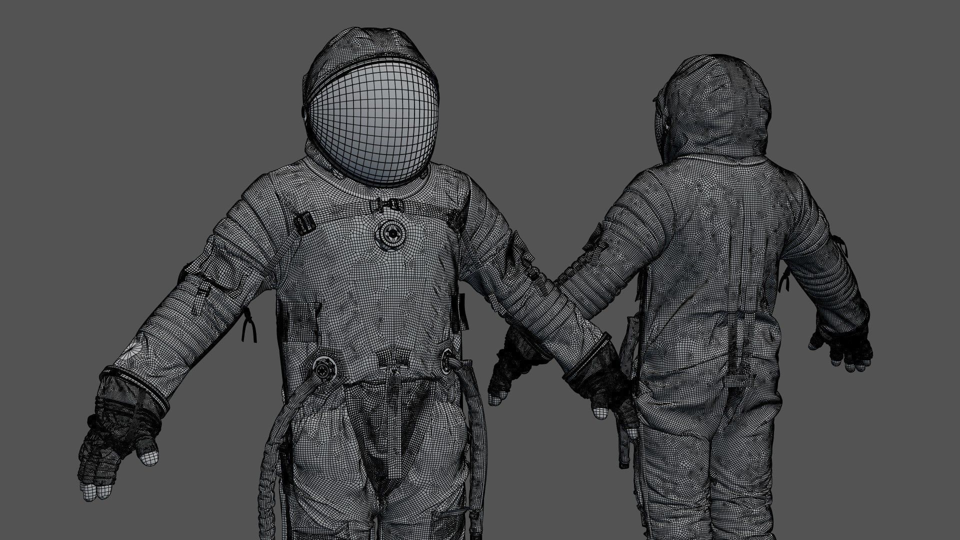 SPACESUIT Russian Sokol Kv2 3D model_26