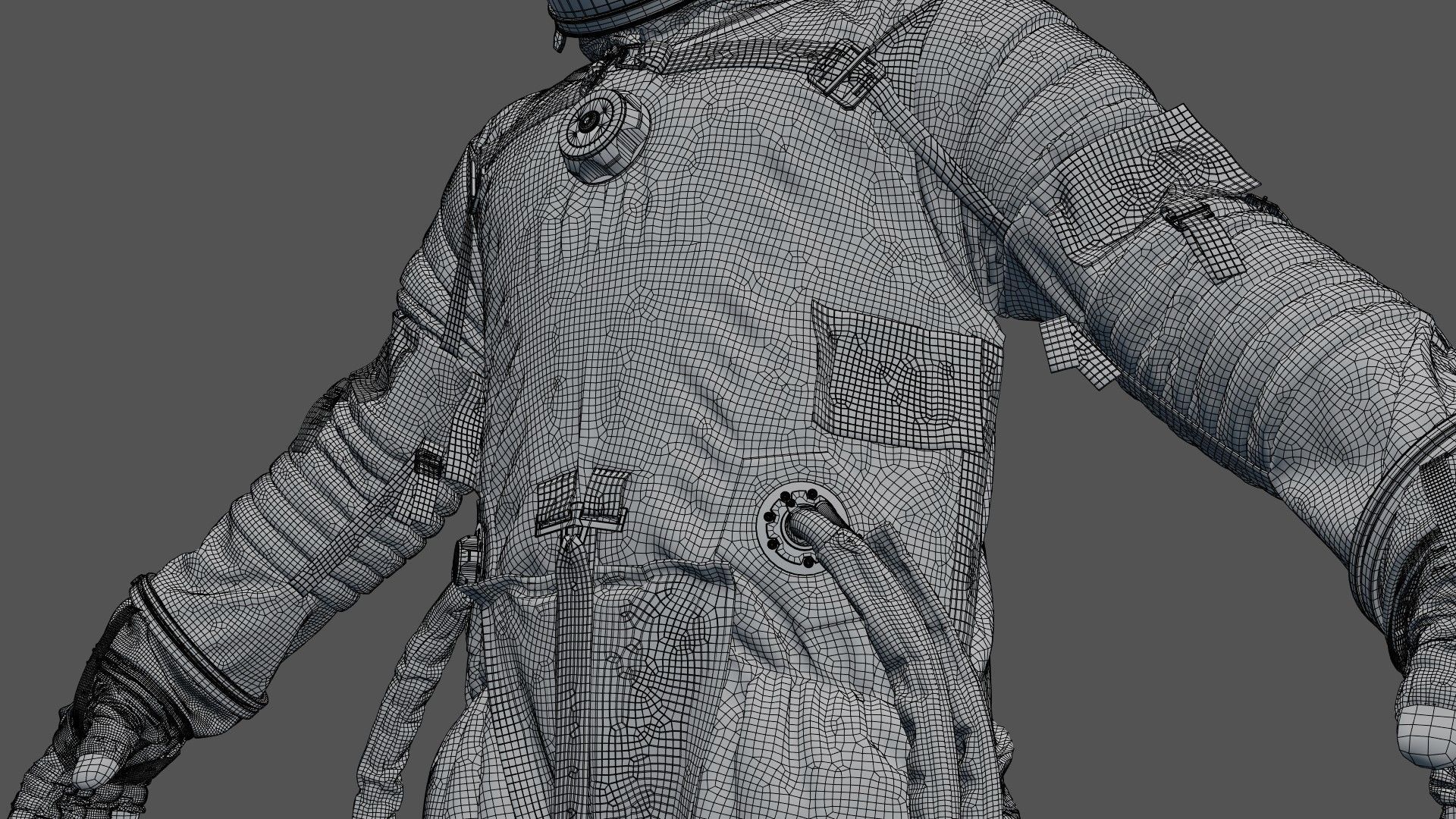 SPACESUIT Russian Sokol Kv2 3D model_28