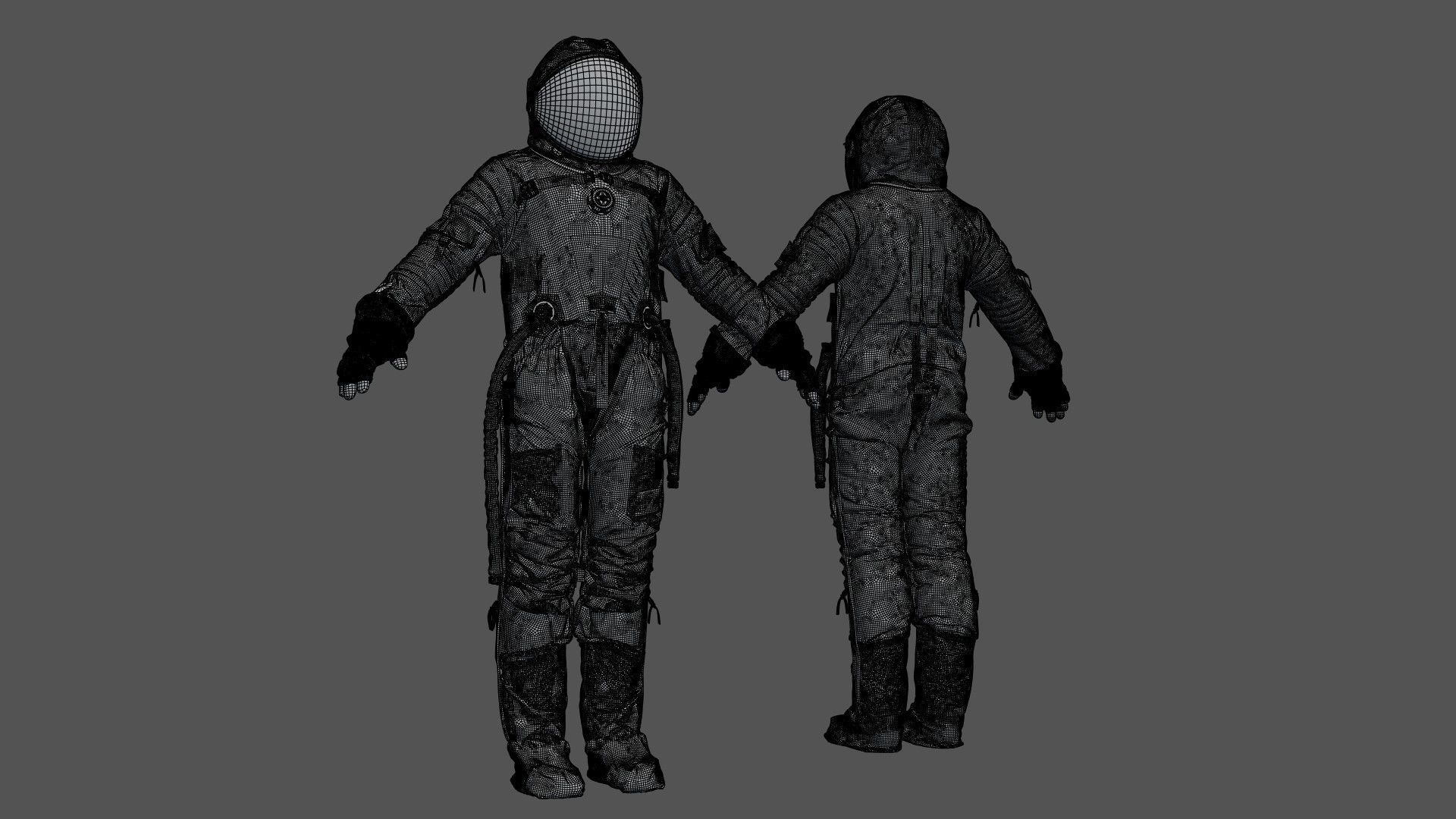 SPACESUIT Russian Sokol Kv2 3D model_25