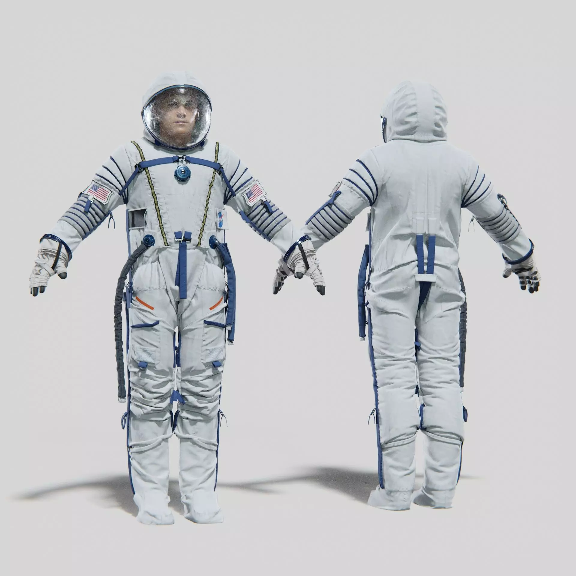 SPACESUIT Russian Sokol Kv2 3D model_0