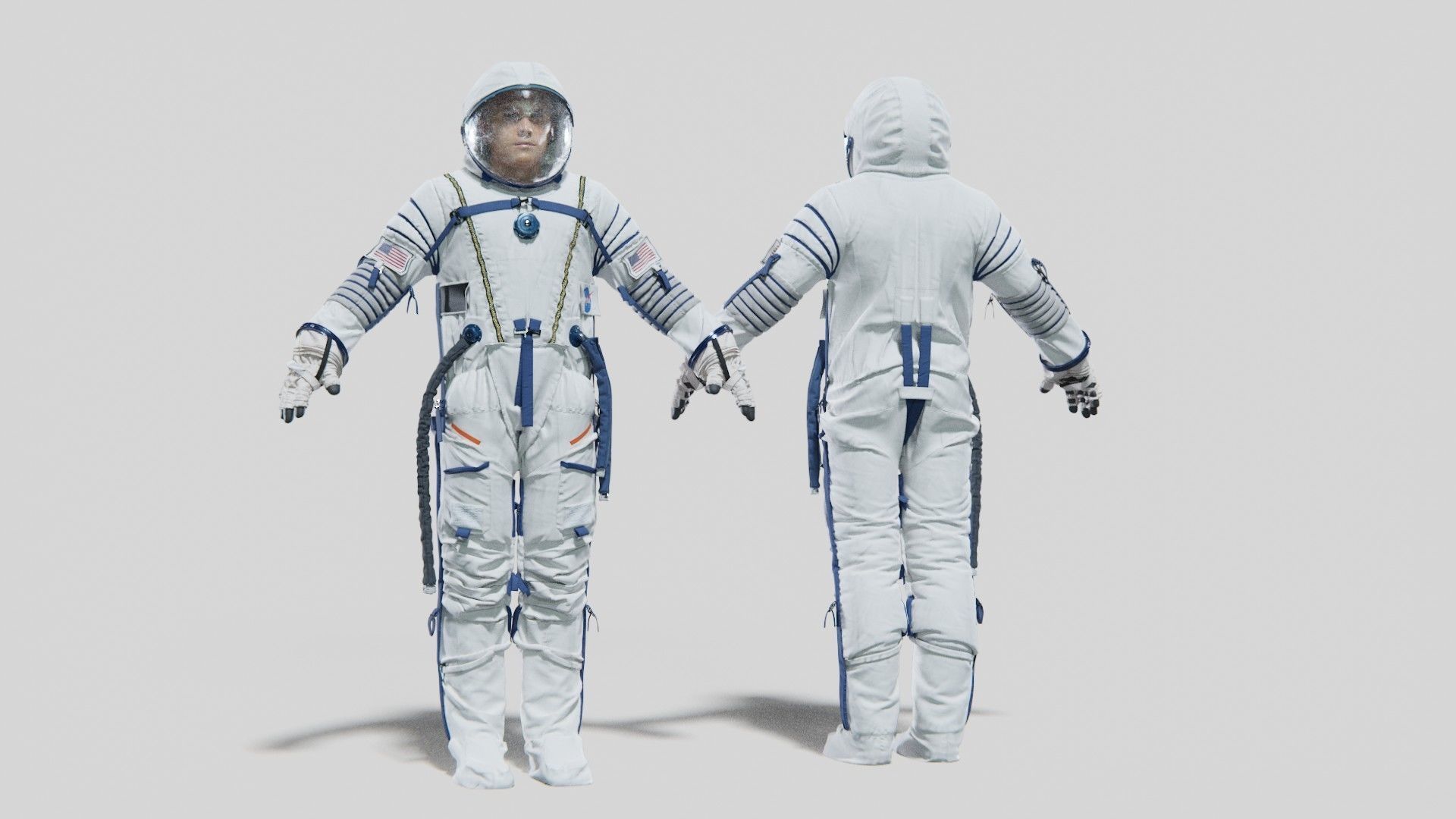 SPACESUIT Russian Sokol Kv2 3D model_2