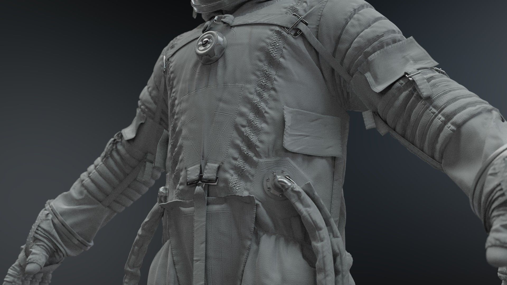 SPACESUIT Russian Sokol Kv2 3D model_17