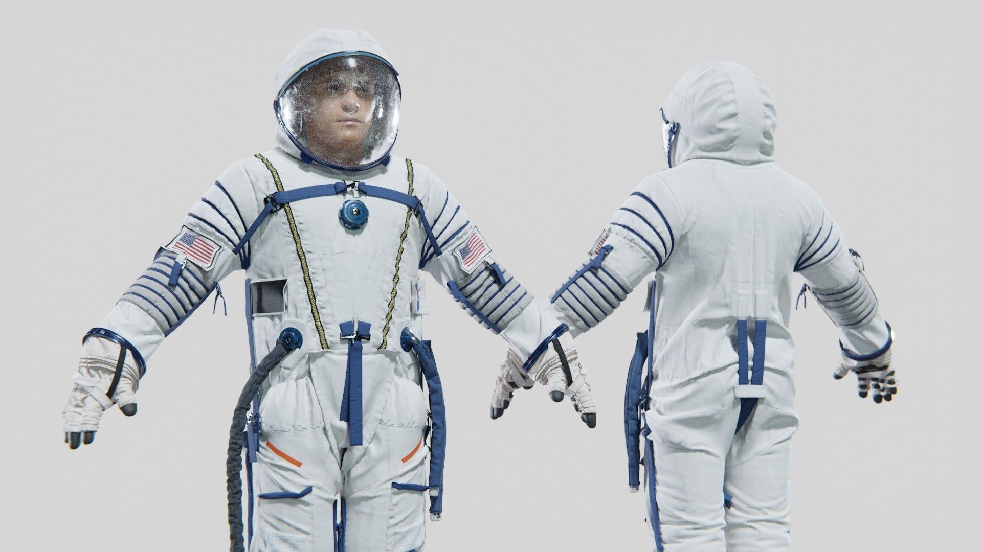 SPACESUIT Russian Sokol Kv2 3D model_3