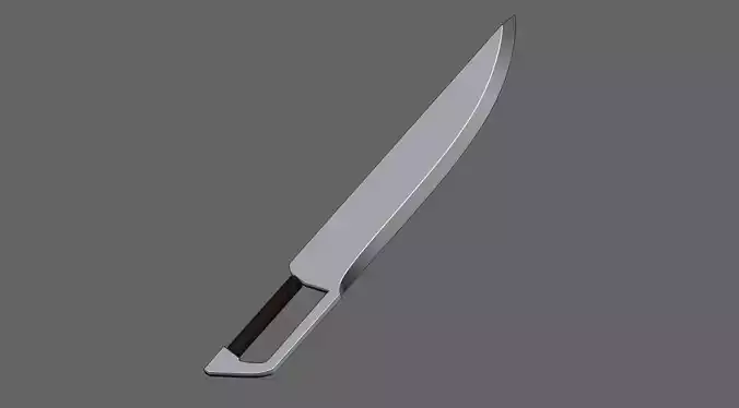 Knife Zangetsu - Ichigo Sword - Bleach anime 3D print model