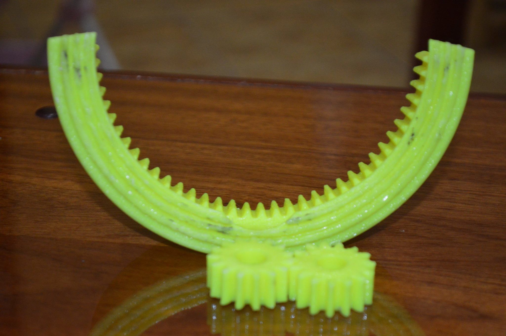 Gear and crescent trapeze wipers Mercedes W140 W202 W210 3D print model_1