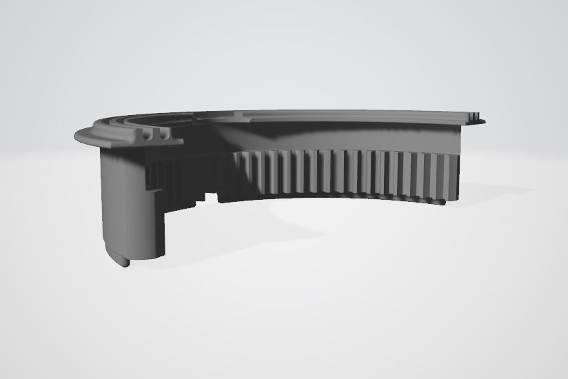 Gear and crescent trapeze wipers Mercedes W140 W202 W210 3D print model_3