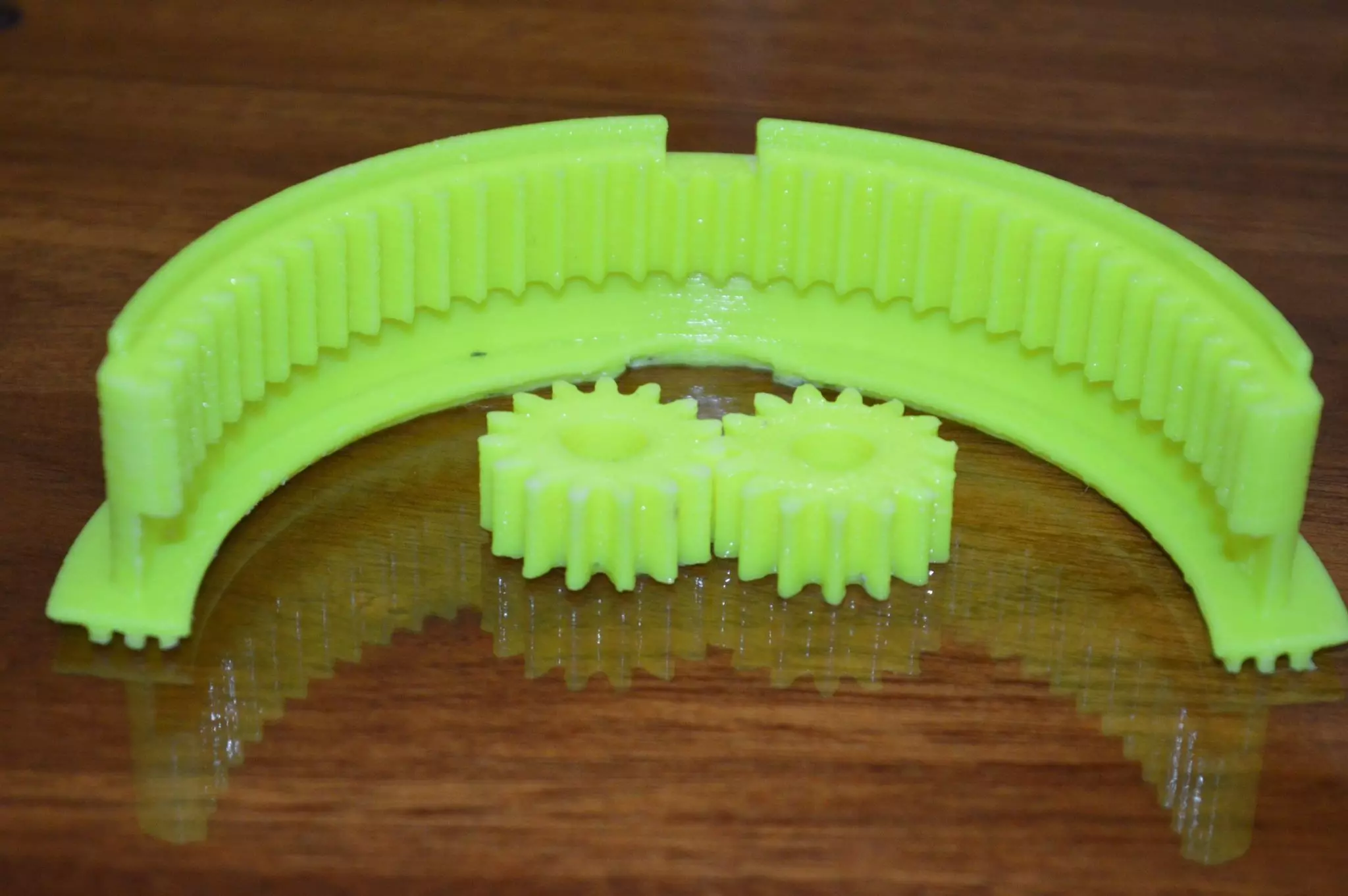 Gear and crescent trapeze wipers Mercedes W140 W202 W210 3D print model_0