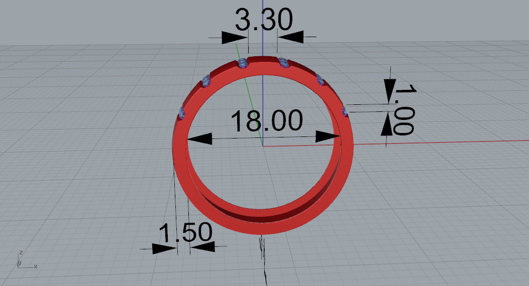 ring for men 3D print model_3
