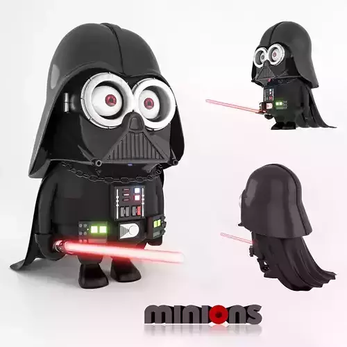 minion Darth Vader 3D model