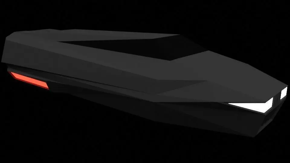 Transport Spaceship Free 3D model