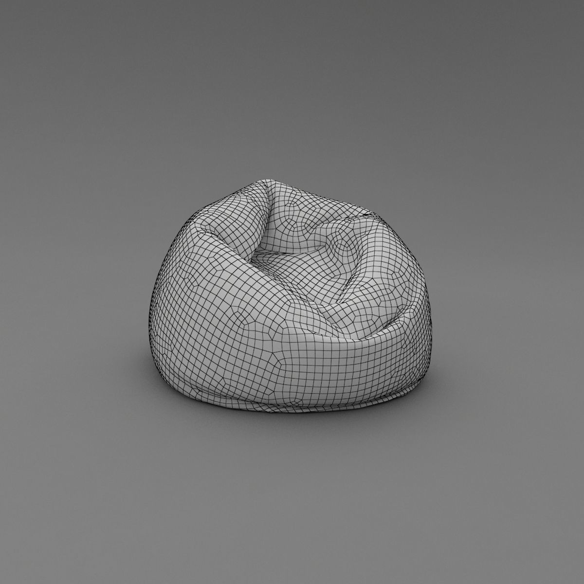 Bean Bag 3D model_8