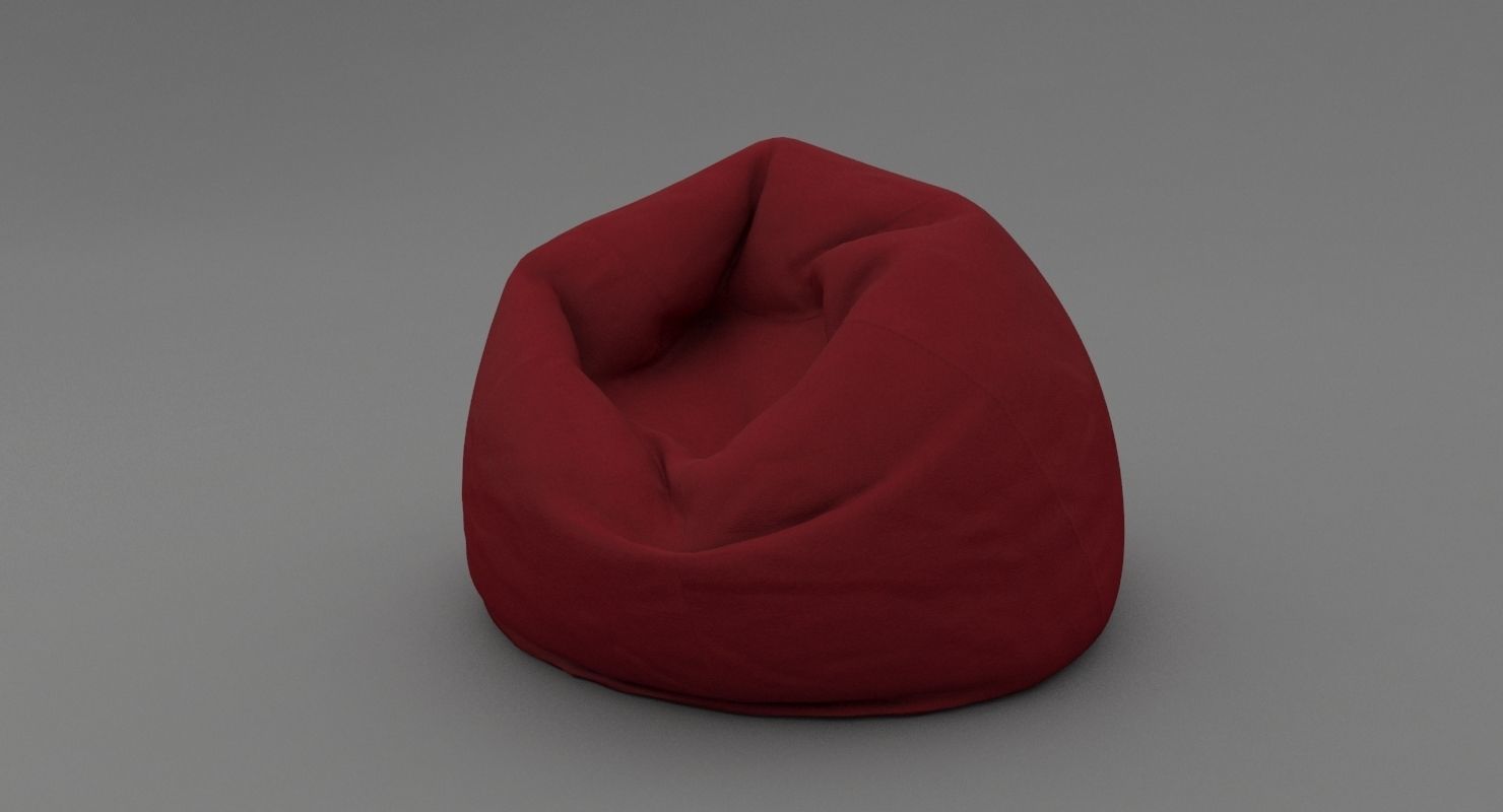 Bean Bag 3D model_2