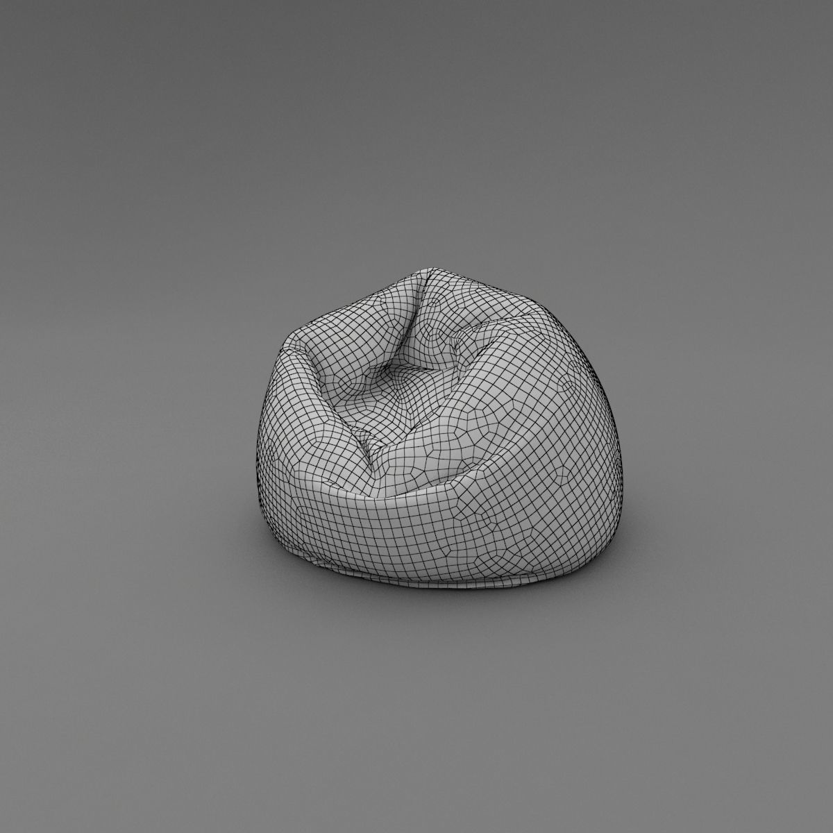 Bean Bag 3D model_7