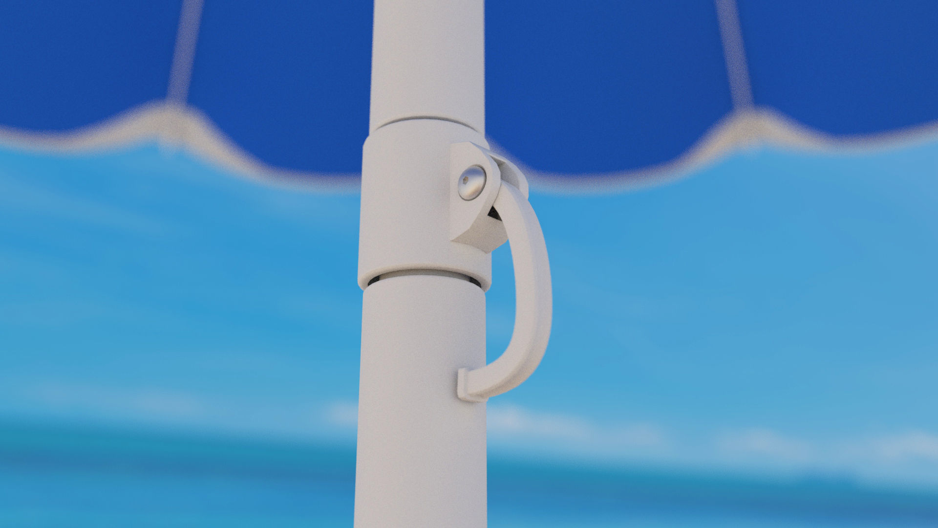 The Beach ring and ball 3D model_14