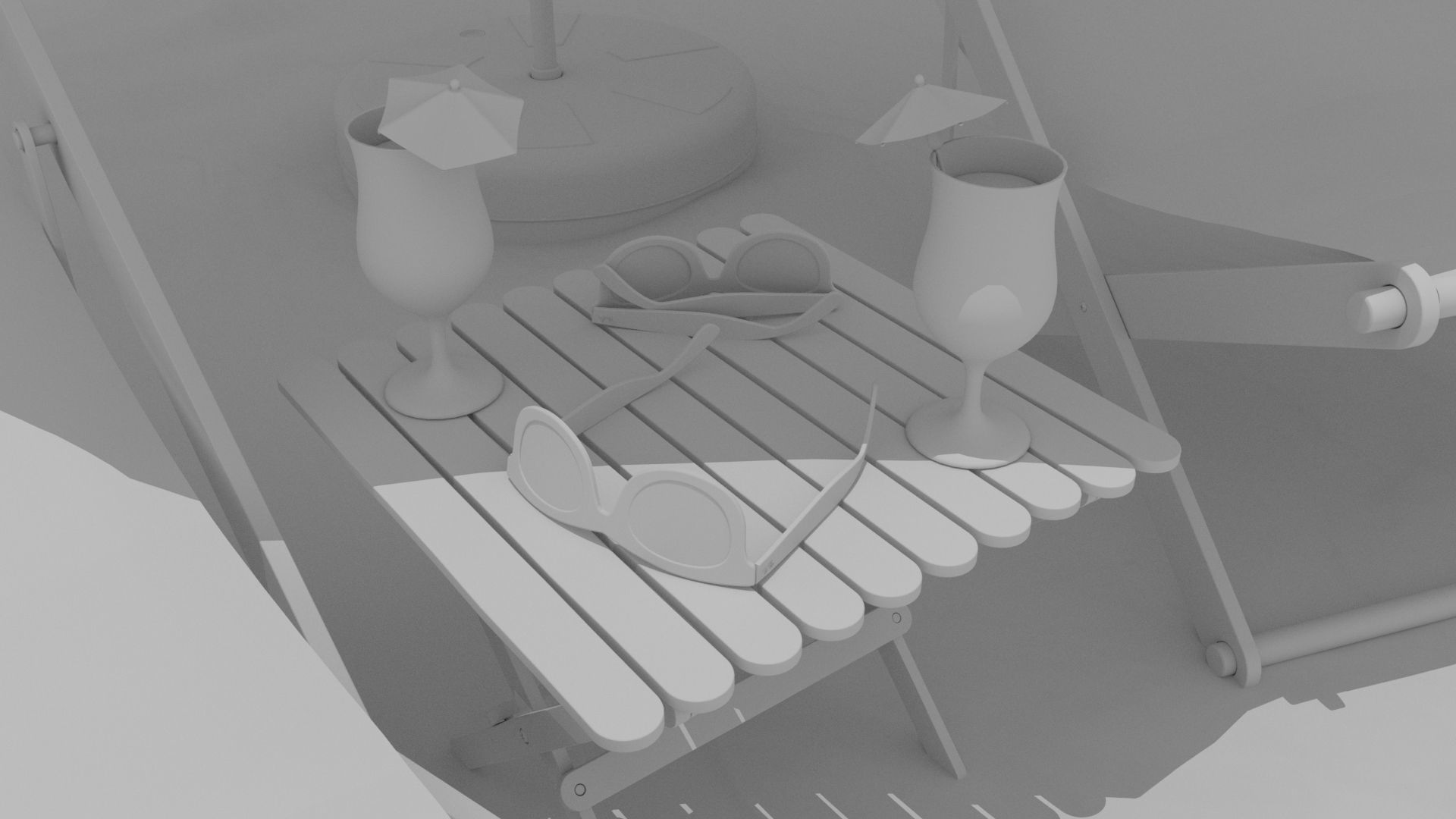 The Beach ring and ball 3D model_25