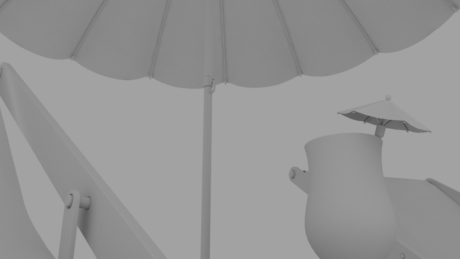 The Beach ring and ball 3D model_26