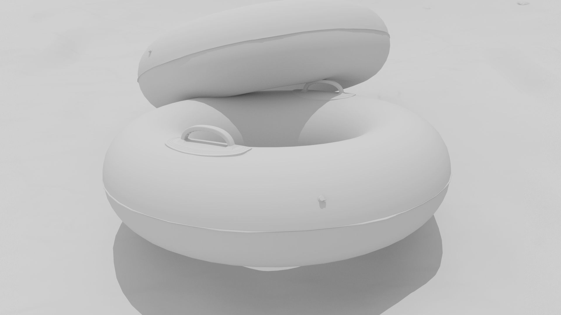 The Beach ring and ball 3D model_20