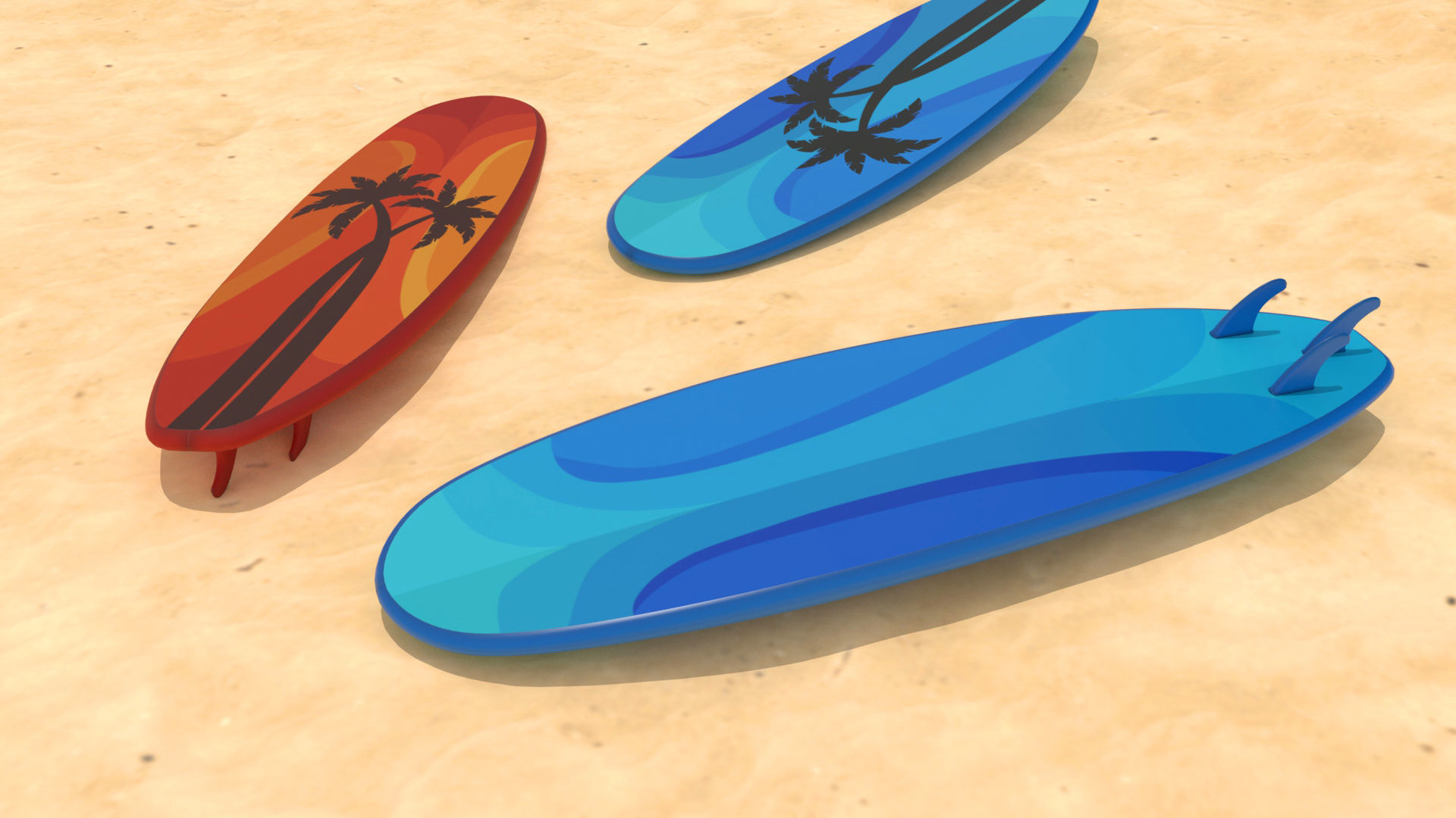 The Beach ring and ball 3D model_7