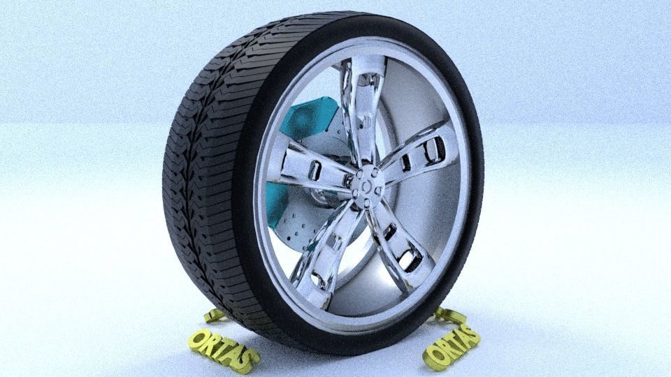 ORTAS CAR RIM 20 GAME READY RIM TIRE AND DISC 3D model_1