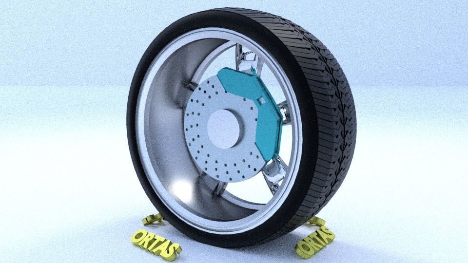 ORTAS CAR RIM 20 GAME READY RIM TIRE AND DISC 3D model_9