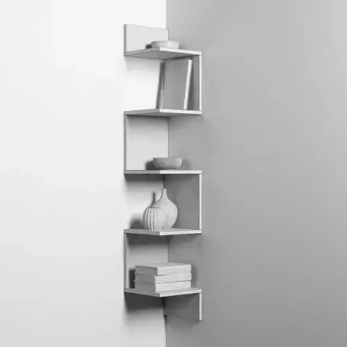 Corner rack Low-poly 3D model