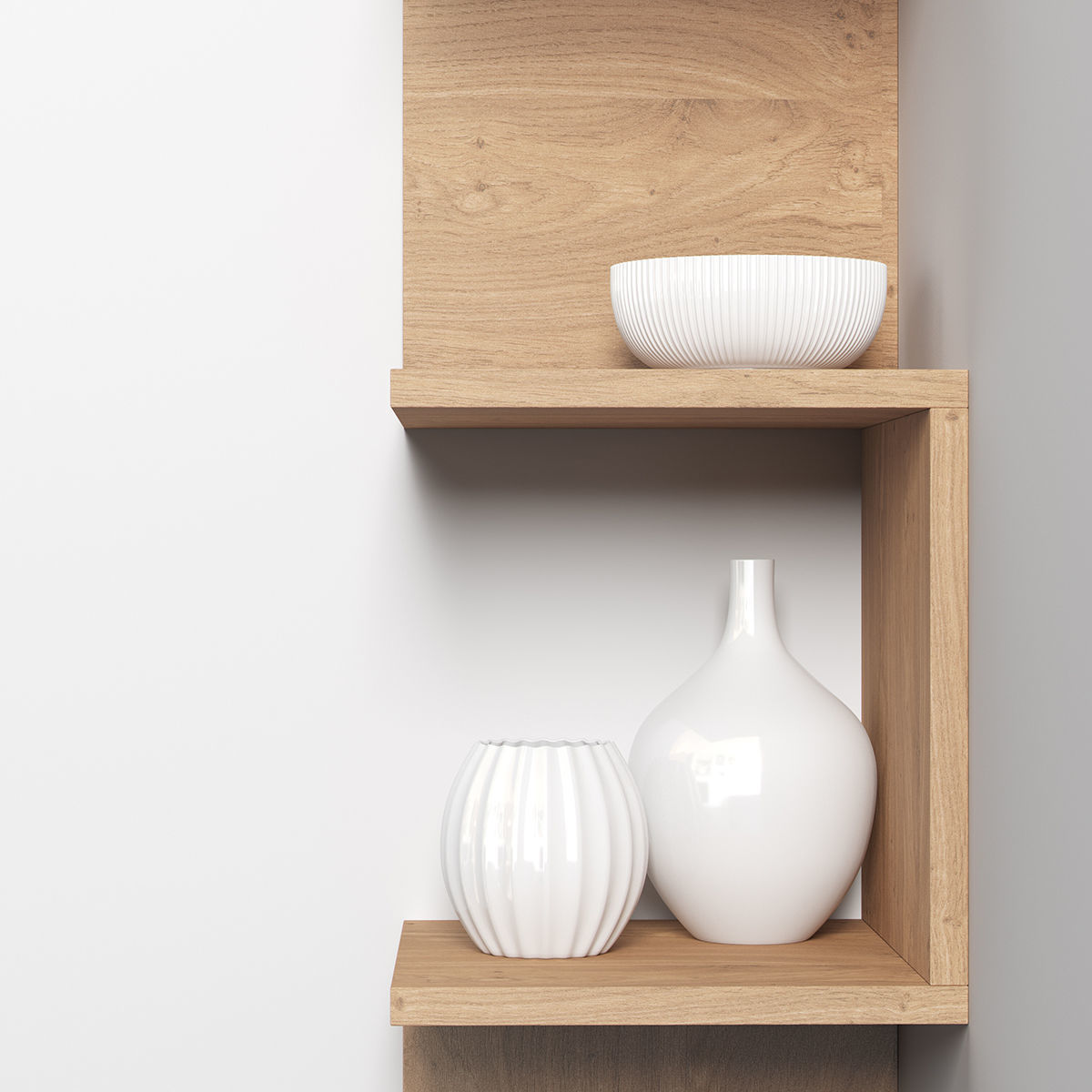 Corner rack Low-poly 3D model_5