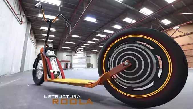 Roola Electric Scooter 3D model