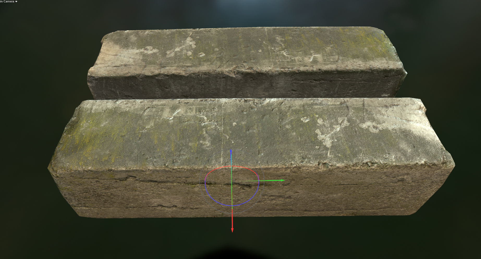 PBR Concrete Block Low-poly 3D model_4