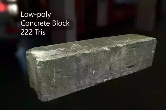 PBR Concrete Block