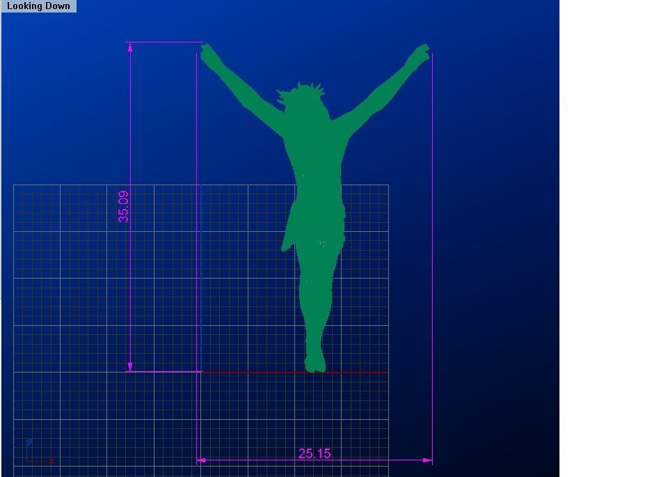 Jesus on cross 3D model_3